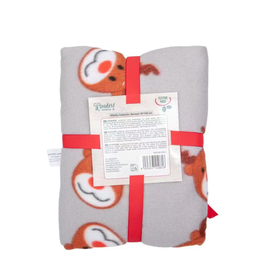 Wonder Christmas Festive Gift Pack Peluche y Manta para perros thumbnail