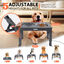 Nobleza Comedero Perro Elevado de 5 Alturas Ajustables, 1 x 800ml Comedero Bebedero Antigoteo, 1 x 1100ml Comedero Bebedero de Acero y 1 x 800ml Comedero Perro Antivoracidad, Gris, , large indicador imagen numero 3