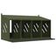 vidaXL Nido para gallinas con 8 compartimentos de metal verde oliva, , large indicador imagen numero 11