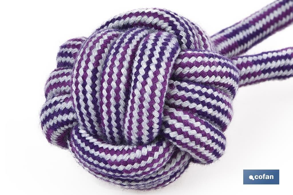 Nudo con Tirador | Mordedor para Perros| Color Morado, , large Imagen numero 4