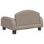 vidaXL Cama para perros de cuero sintético color capuchino 50x40x30 cm, , large indicador imagen numero 4