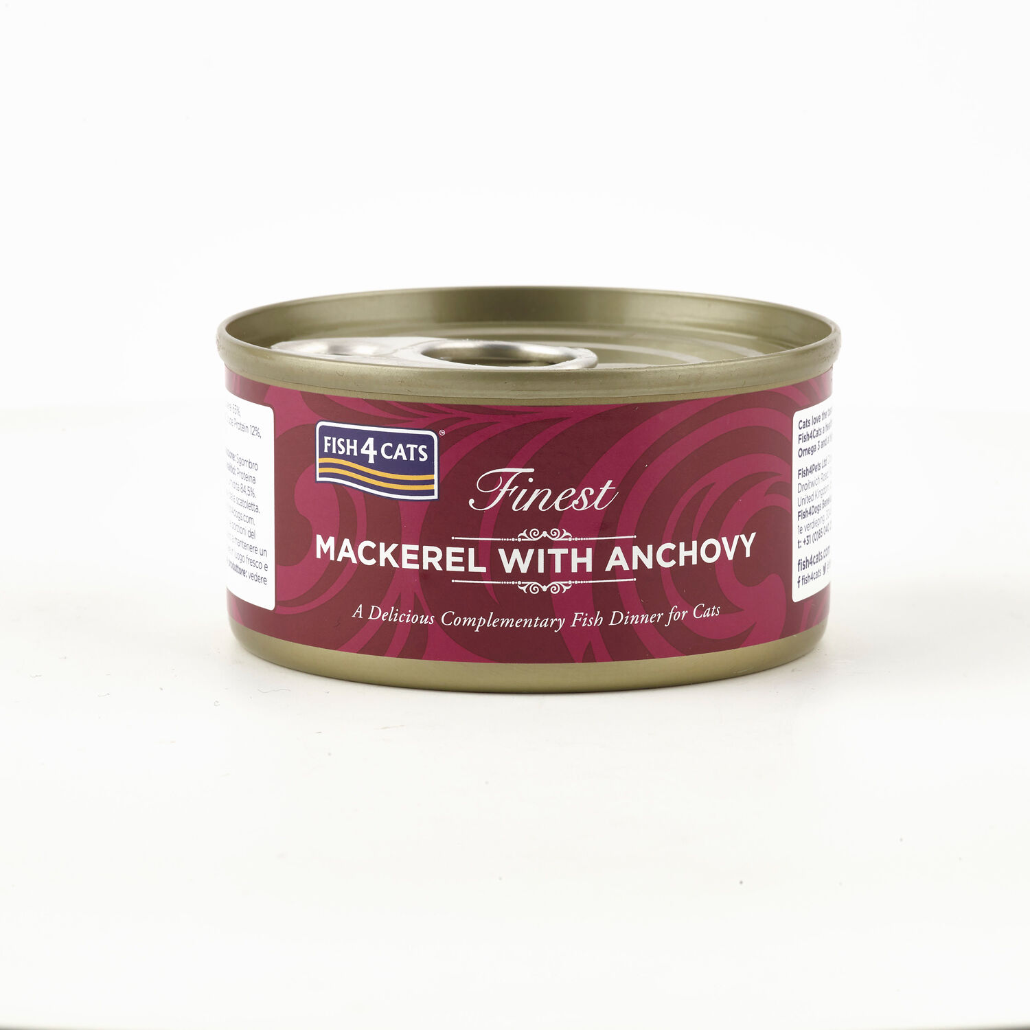 Fish4Cats Lata Filete Caballa con Anchoa para gatos thumbnail
