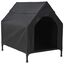 vidaXL Casa para Perros Perrera Caseta Mascotas Tela Oxford Acero Gris Antracita, , large indicador imagen numero 1