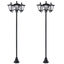 Outsunny Farolas Solares Negro, , large indicador imagen numero 1