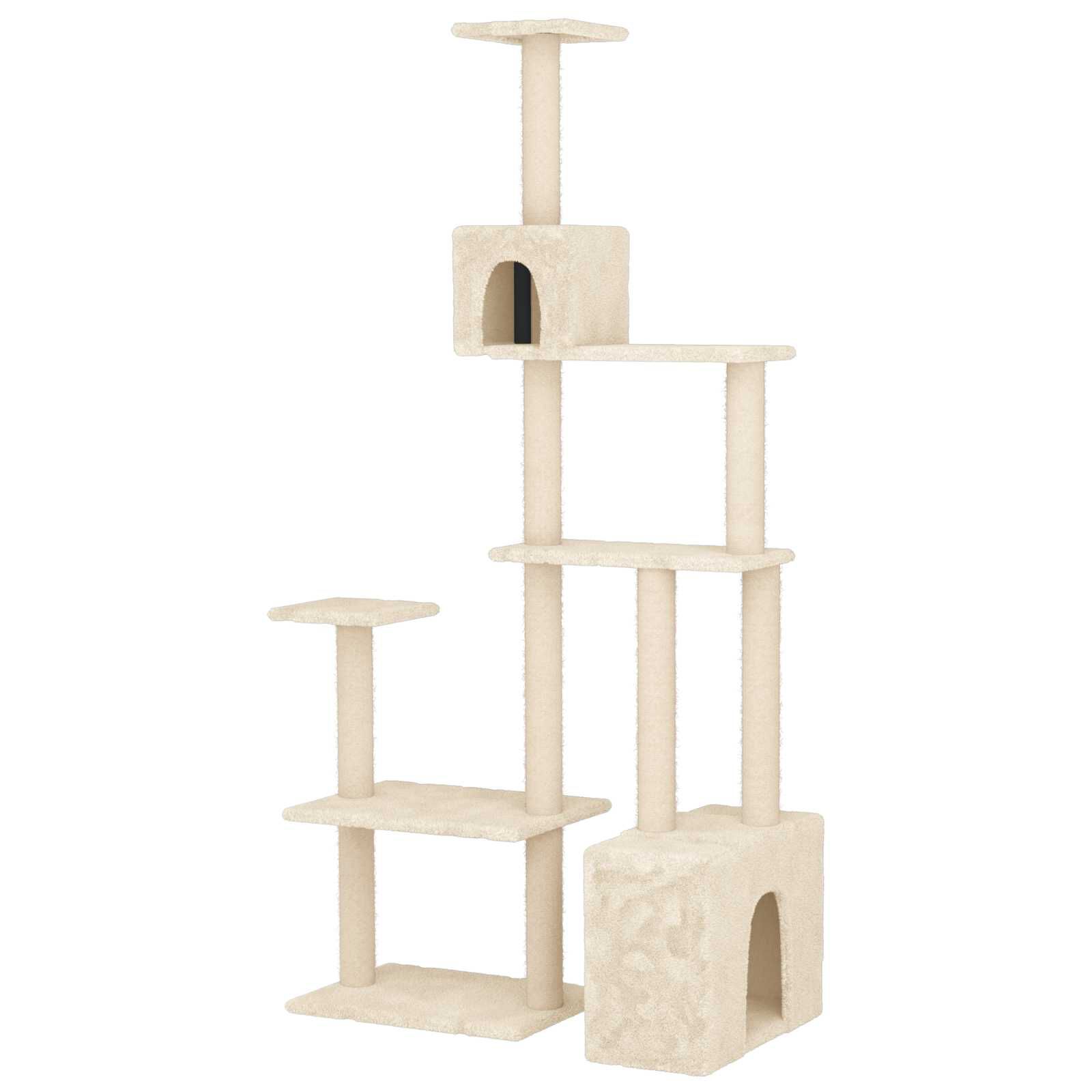 vidaXL &Aacute;rbol para gatos con postes de sisal &Aacute;rbol rascador Torre Juego Gatitos, , large Imagen numero 1