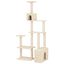 vidaXL &Aacute;rbol para gatos con postes de sisal &Aacute;rbol rascador Torre Juego Gatitos, , large indicador imagen numero 1