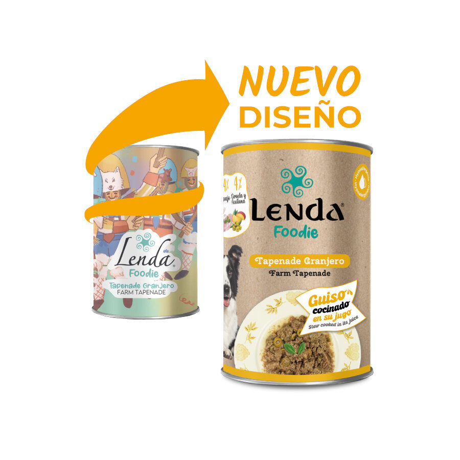 Lenda Tapenade Granjero lata para perros thumbnail