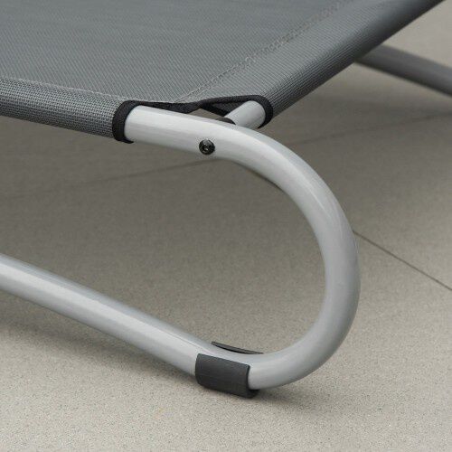 Pawhut cama elevada de interior y exterior gris para perros peque&ntilde;os, , large Imagen numero 3