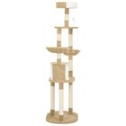 Rascador con postes de sisal para gatos color Beige, , large image number null