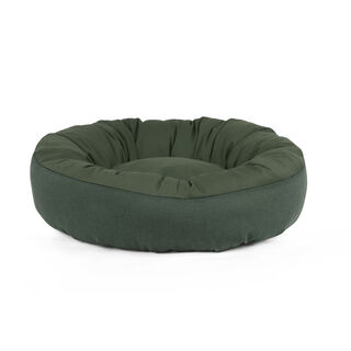 Gauty Cama Redonda Tela de sarga  Verde para Perros y Gatos 