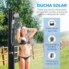 Outsunny Ducha Solar Exterior Negro, , large image number null