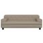vidaXL Cama para perros de cuero sintético color capuchino 90x53x30 cm, , large indicador imagen numero 2