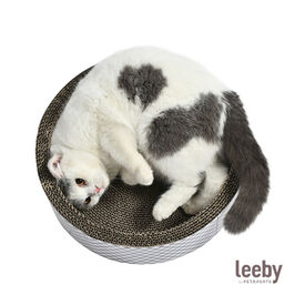 Leeby Domingo cama rascador de cartón vichy para gatos