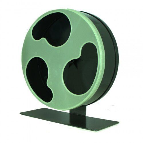 Rueda de ejercicio Silent Wheel Glow para petauros color Negro y Fosforescente, , large Imagen numero 1