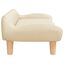 vidaXL Cama para perros de tela crema 70x40x24 cm, , large indicador imagen numero 3