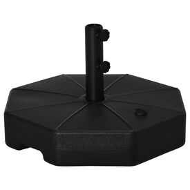 Outsunny Base de Sombrilla Negro para exterior
