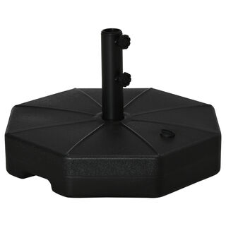 Outsunny Base de Sombrilla Negro para exterior