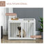 PawHut Jaula para Perros Blanco, , large indicador imagen numero 4