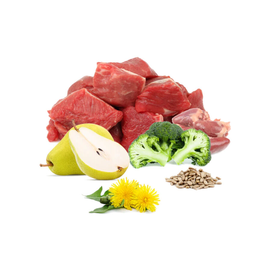 Puro Menú Barf Llenarme de Vida Ternera y Pollo comida congelada para perros thumbnail