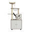 Leeby Luna árbol rascador con mueble para gatos, , large indicador imagen numero 4