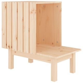 VidaXL Casa de madera Marrón para gatos