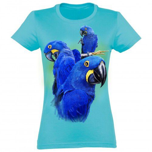 Camiseta Mujer Guacamayo Azul color Azul