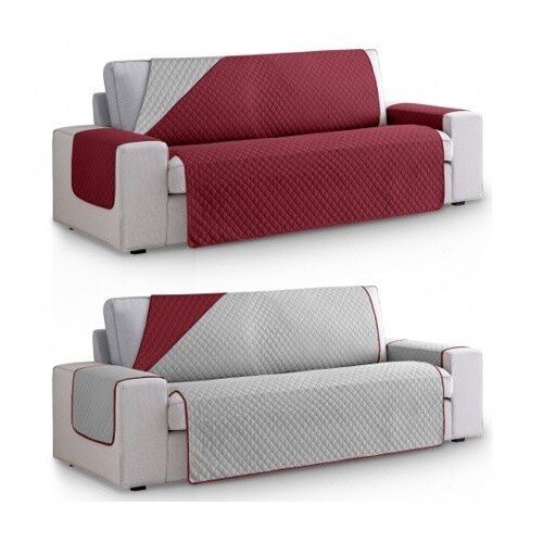 Vipalia cubre sof&aacute; rombos granate y gris para mascotas, , large Imagen numero 1