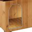 Caseta de madera Baita 80 Ferplast para perros color Marrón, , large indicador imagen numero 2