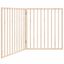 vidaXL Puerta para perros plegable 2 paneles madera de álamo 160 cm, , large indicador imagen numero 6