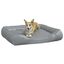Vidaxl sof&aacute; acolchado de cuero gris claro para mascotas, , large indicador imagen numero 3