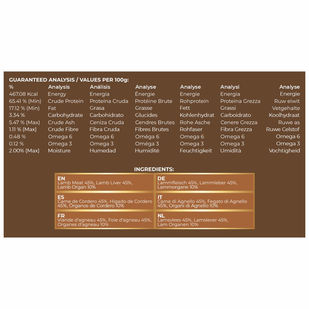 Golosinas liofilizadas para gatos: carne de cordero (50 g/1,76 oz), , large Imagen numero 3