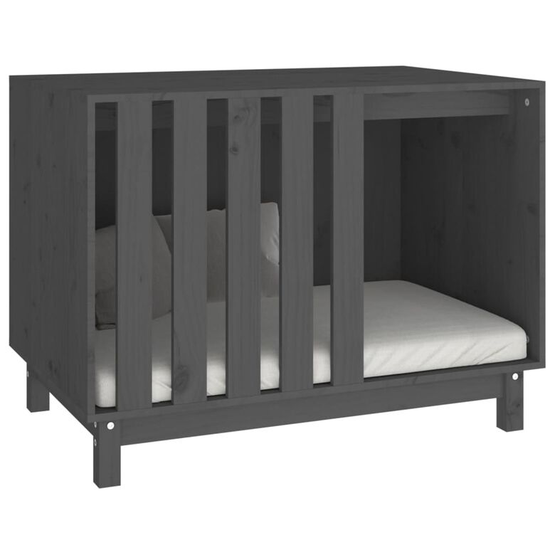 VidaXL Caseta Interior Gris para perros thumbnail