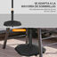 Outsunny Base de Sombrilla Negro, , large indicador imagen numero 4