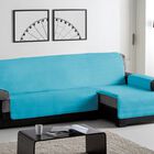Cubre Sofa Acolchado Chaise Longue Derecho color Turquesa, , large image number null