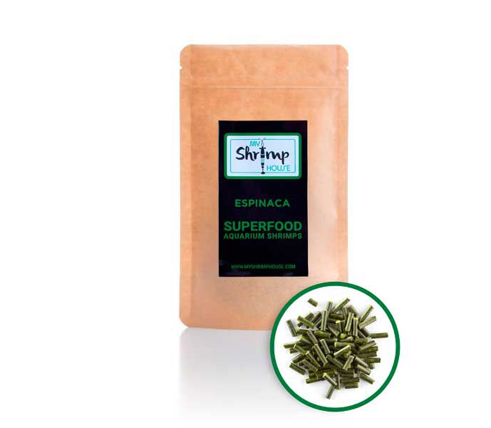 My Shrimp House Comida Pellet Espinaca para gambas