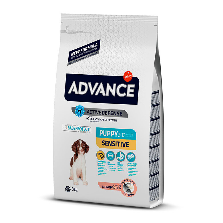 Advance Puppy Sensitive Care Active Defense Salmón pienso para perros, , large image number null