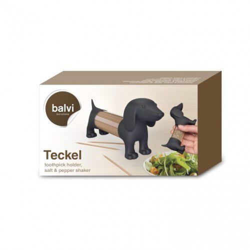 Palillero Teckel con forma de perro color Gris, , large Imagen numero 2