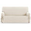 Protector Funda Sillon Sofa 1 Plaza con lazos. Color Beige. 1 Plaza (80 - 120 cm), , large indicador imagen numero 5