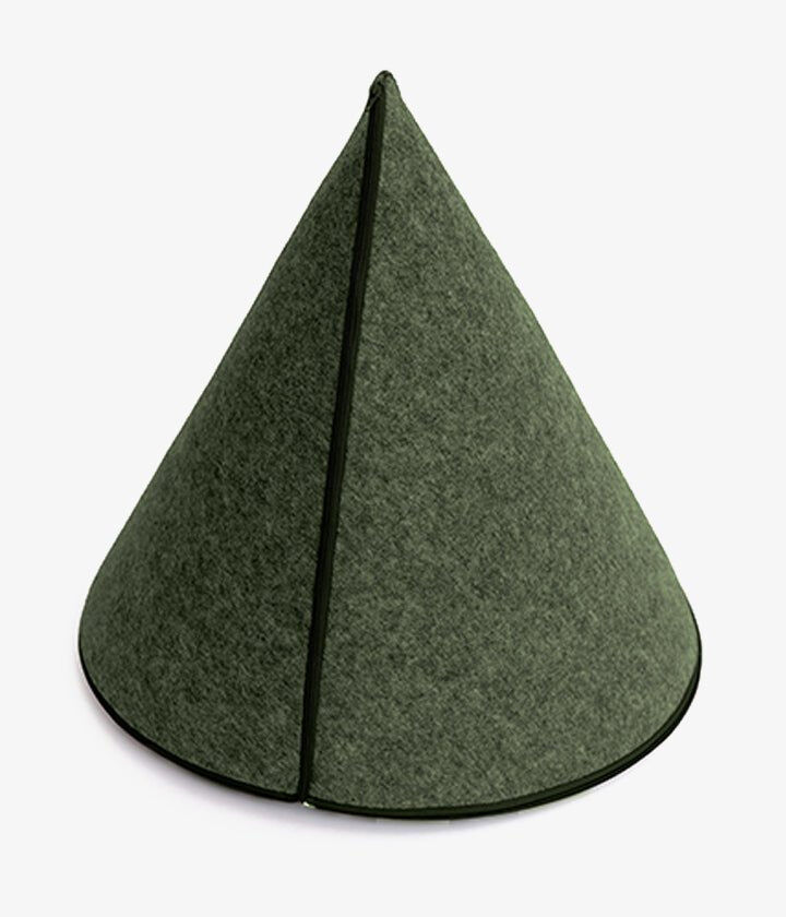 Pet and Co Cueva De Cama De Fieltro Oliva Tonto - Perros, , large Imagen numero 2