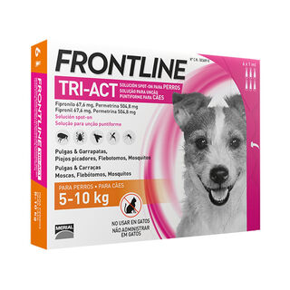 Frontline Tri-Act Pipetas Antiparasitarias para perros pequeños