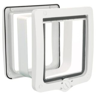Puerta gatera para el hogar para gatos color Blanco