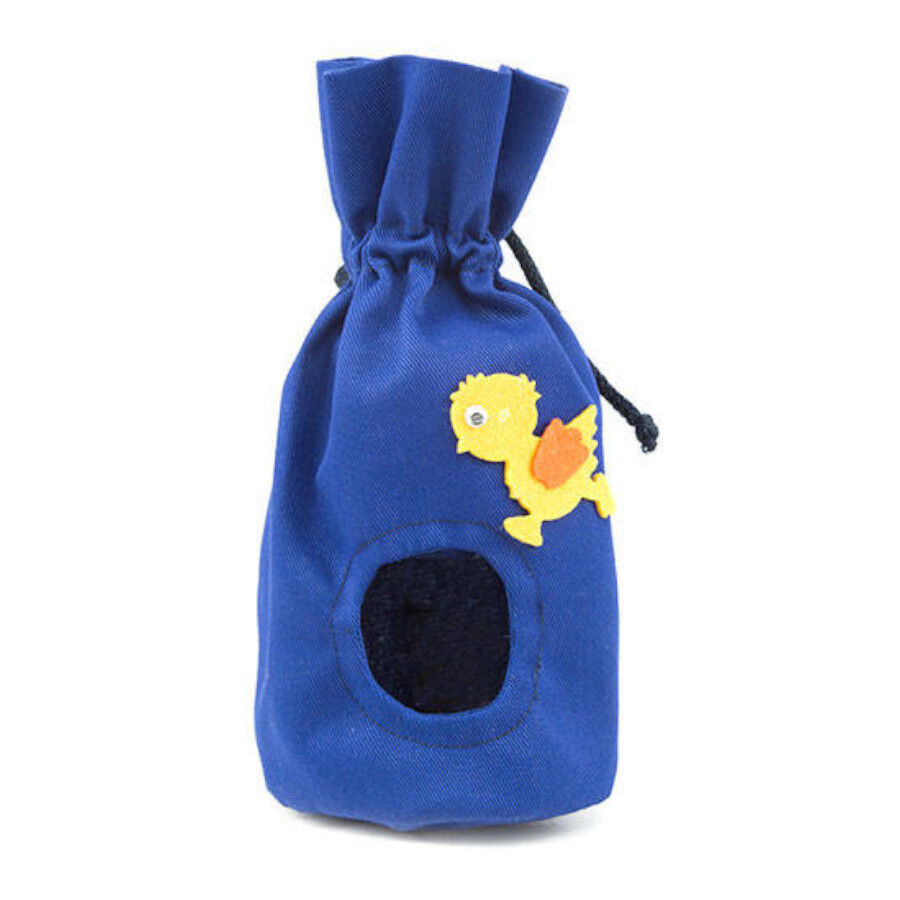 TK-Pet Cama Nido de Tela Azul para agapornis, , large Imagen numero 1