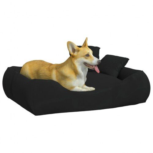 Vidaxl cama rectangular acolchada negro para mascotas, , large Imagen numero 7
