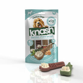 KNASH SNACK DENTAL CEPILLO PARA PERRO S 2 boslas x 6 uds