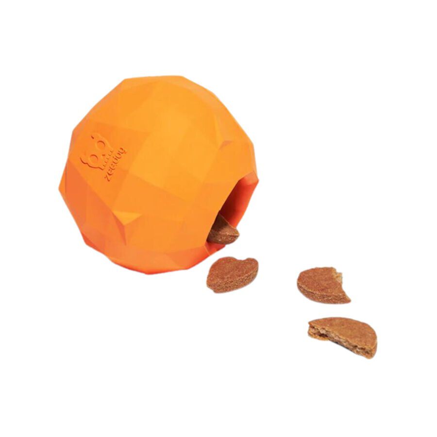 Zeedog Dispensador de Snacks naranja para perros, , large Imagen numero 1