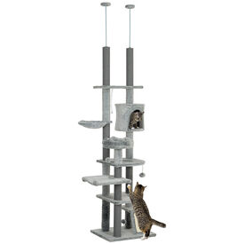 PawHut Árbol  gris para Gatos