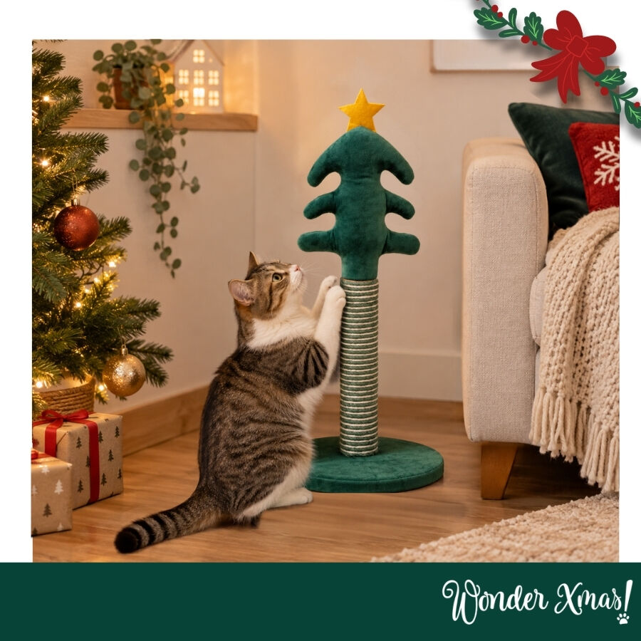 Wonder Christmas Poste Rascador &Aacute;rbol Navidad para gatos, , large Imagen numero 2