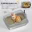 PawHut Arenero para Gatos Gris, , large indicador imagen numero 10