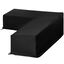 Outsunny Funda Protectora para Muebles de Jard&iacute;n en Forma de L Cubierta para Sof&aacute;s Exterior con Hebillas de Tracci&oacute;n Tela Oxford 600D Impermeable 260x76x82 cm Negro, , large indicador imagen numero 1