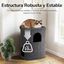 Fukumaru Cueva para Gatos de 2 Pisos Color Gris | Casa para Gatos Multinivel para Varios Gatos, Lana Natural, Dise&ntilde;o Moderno para Hogar, Estable, Plegable y F&aacute;cil de Limpiar, , large indicador imagen numero 5